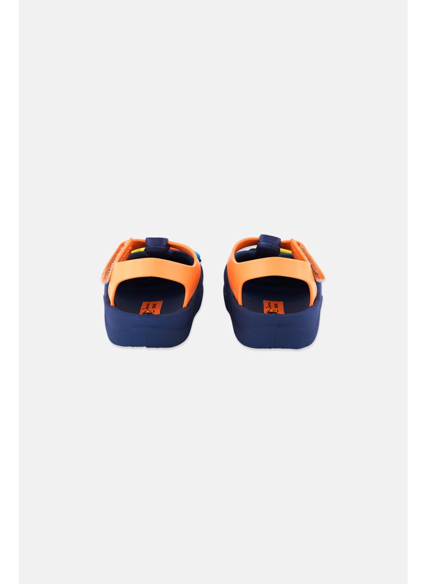 Ipanema Toddlers Boy Velcro Closure Beach Sandal, Navy Blue Combo  - Image 4