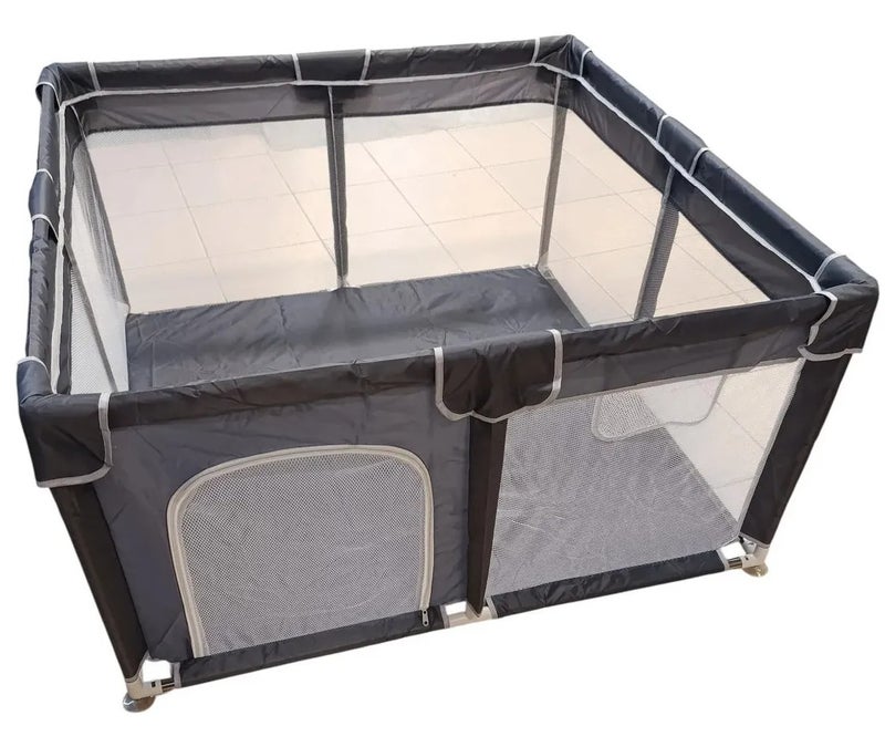 Angel Bliss Baby Playpen, Foldable, Square, Plain - Image 2