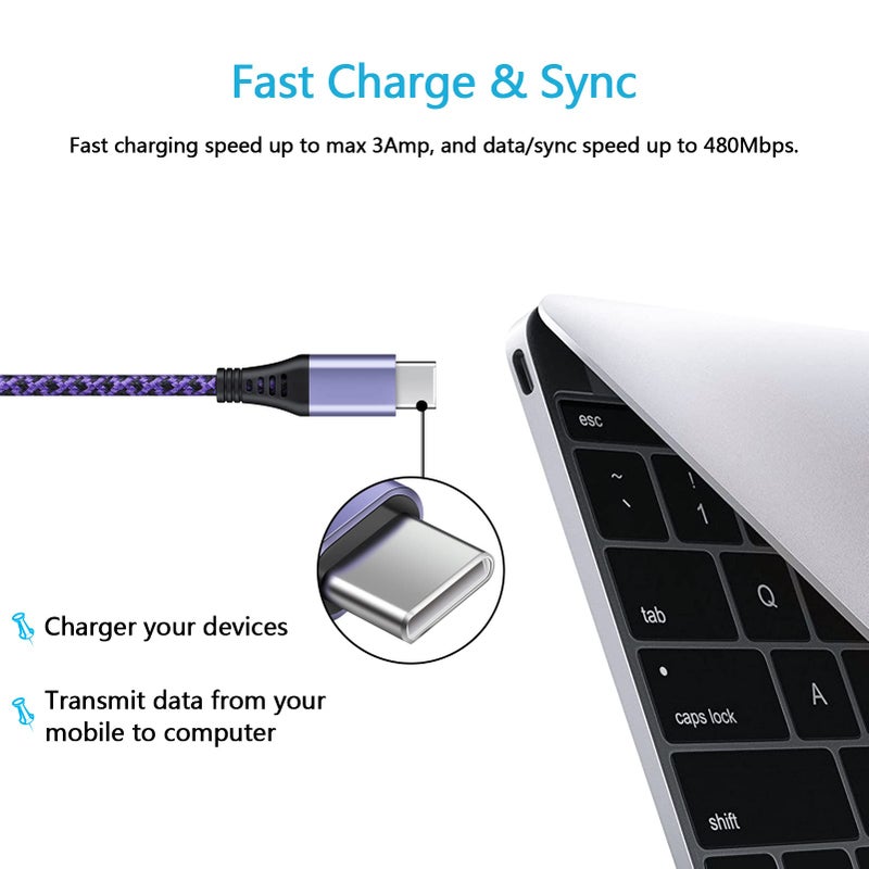 FiveBox for iPhone 16e 17 Pro Max Air, 6FT Fast USB Type C Cable Phone Charger Charging Cord for iPhone 16e, 16, 16 Pro Max, 16 Pro, 16 Plus, 15, 15 Pro Max Plus, LG Stylo 4 5 6, Car Carplay Power Cord Wire - Image 5