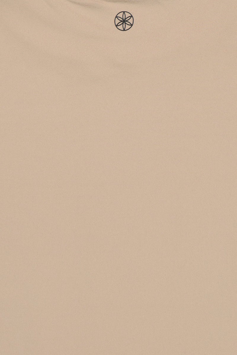 Gaiam Men Slim Fit Short Sleeve Training T-Shirt, Beige - Image 5