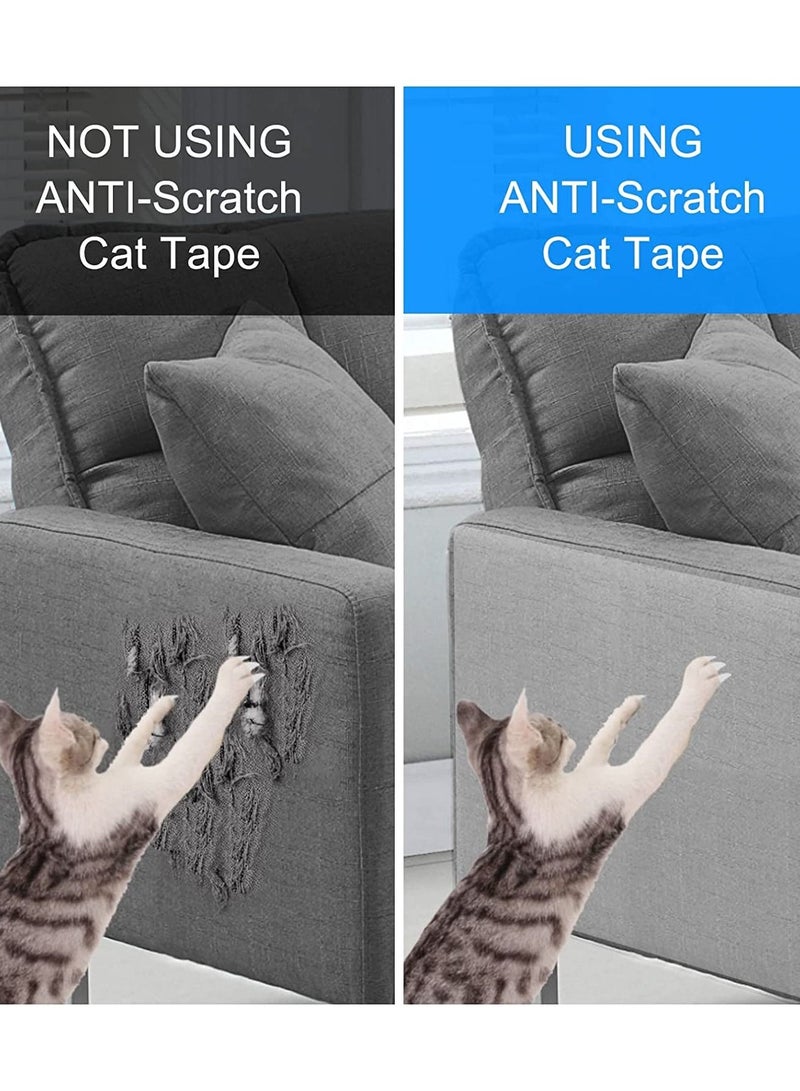 general 10 PCS(12"x17") Transparent Double Sided Furniture Protector To Protect  From Cat  Scratches. - Image 1