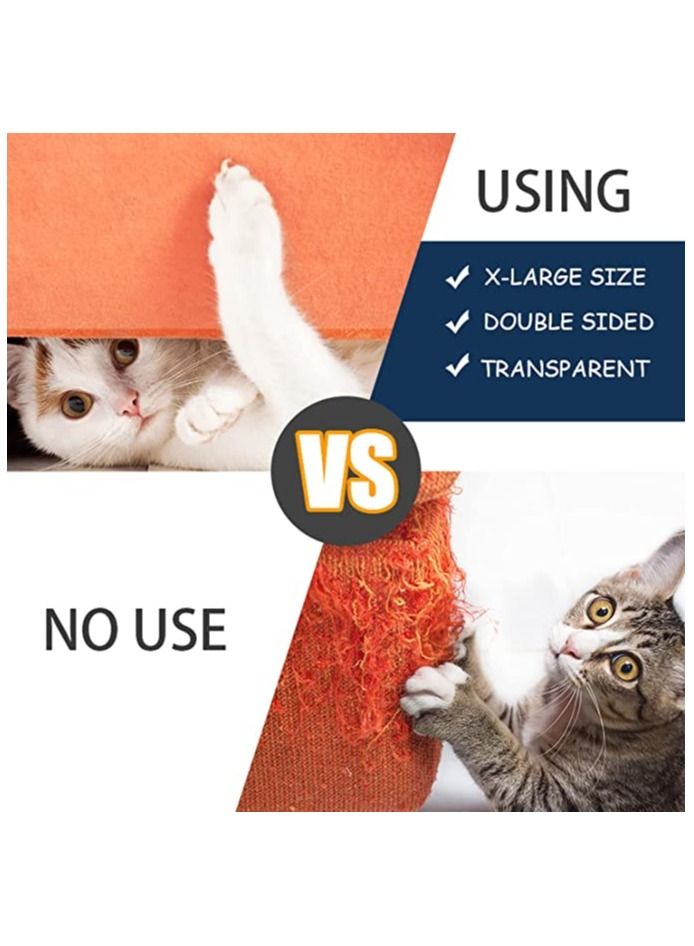 general 10 PCS(12"x17") Transparent Double Sided Furniture Protector To Protect  From Cat  Scratches. - Image 2