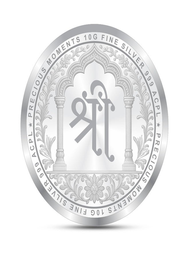 Acpl Precious Moments Ganesh Laxmi Saraswati ji 10 gram Silver Coin BIS Hallmarked With 999 Purity - Image 2