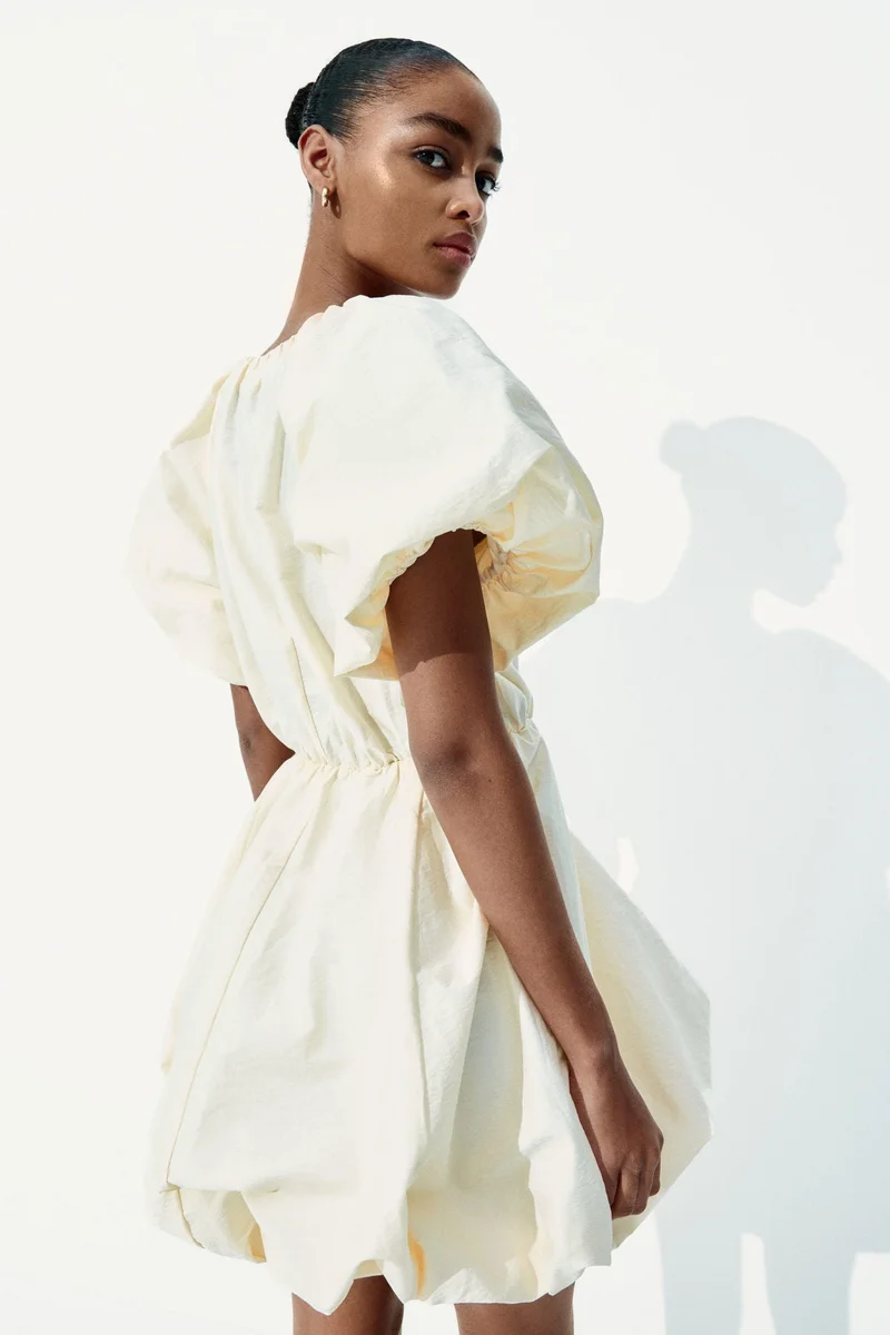 H&M Bubble-hem dress