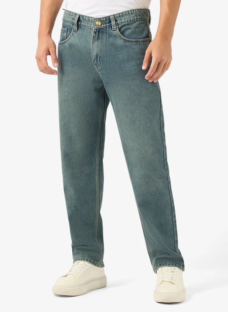 سفنتي فايف جينز بقصة مستقيمة