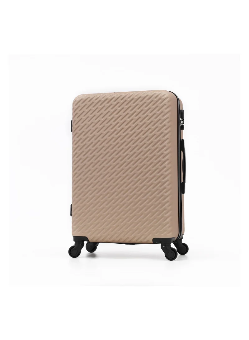 CAPITAL CAPITAL Hardside Luggage Trolley Bag 3 Pieces set,Champagne (S-20,M-24,L-28 Inch)