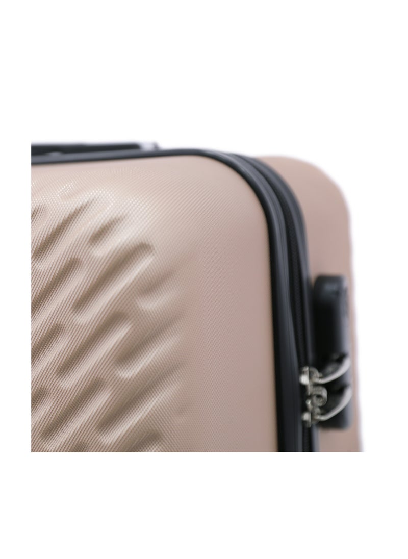 CAPITAL CAPITAL Hardside Luggage Trolley Bag 3 Pieces set,Champagne (S-20,M-24,L-28 Inch)  - Image 4