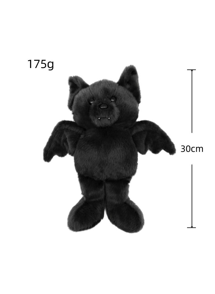 دمية خفاش محشوة، لعبة خفاش ناعمة، يمكن استخدامها كزينة ديكور للغرفة. - Image 3