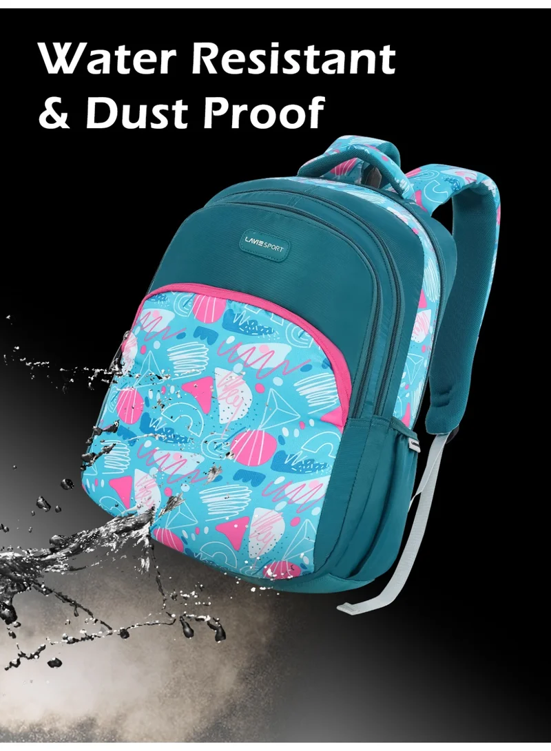 Lavie  Sport 35L Doddle Backpack | Laptop Compatiable | Raincover (Teal)  | Best Price UAE