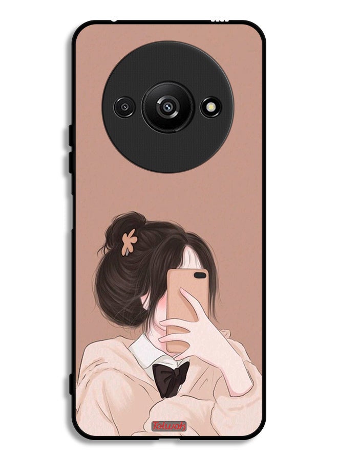 Tolwak Xiaomi Redmi A3 4G Protective Case Cover Making Selfie - Image 1