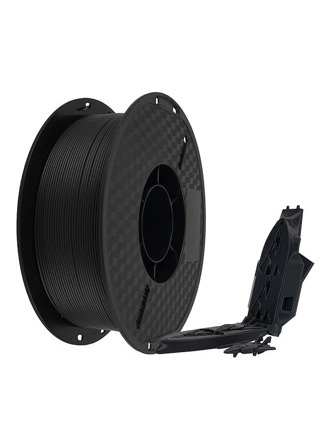 KINGROON 3D Printer HS-PLA Filament 1KG 1.75mm High Fluidity 3D Printing Material Degradable Eco- friendly Spool Dimensional Accuracy +/-0.02mm Standard 1 Roll - Black  - Image 1