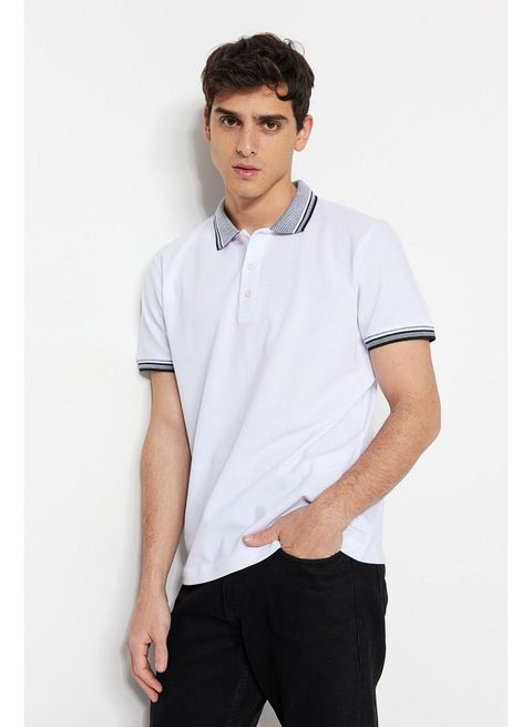 Man Polo T-Shirts White
