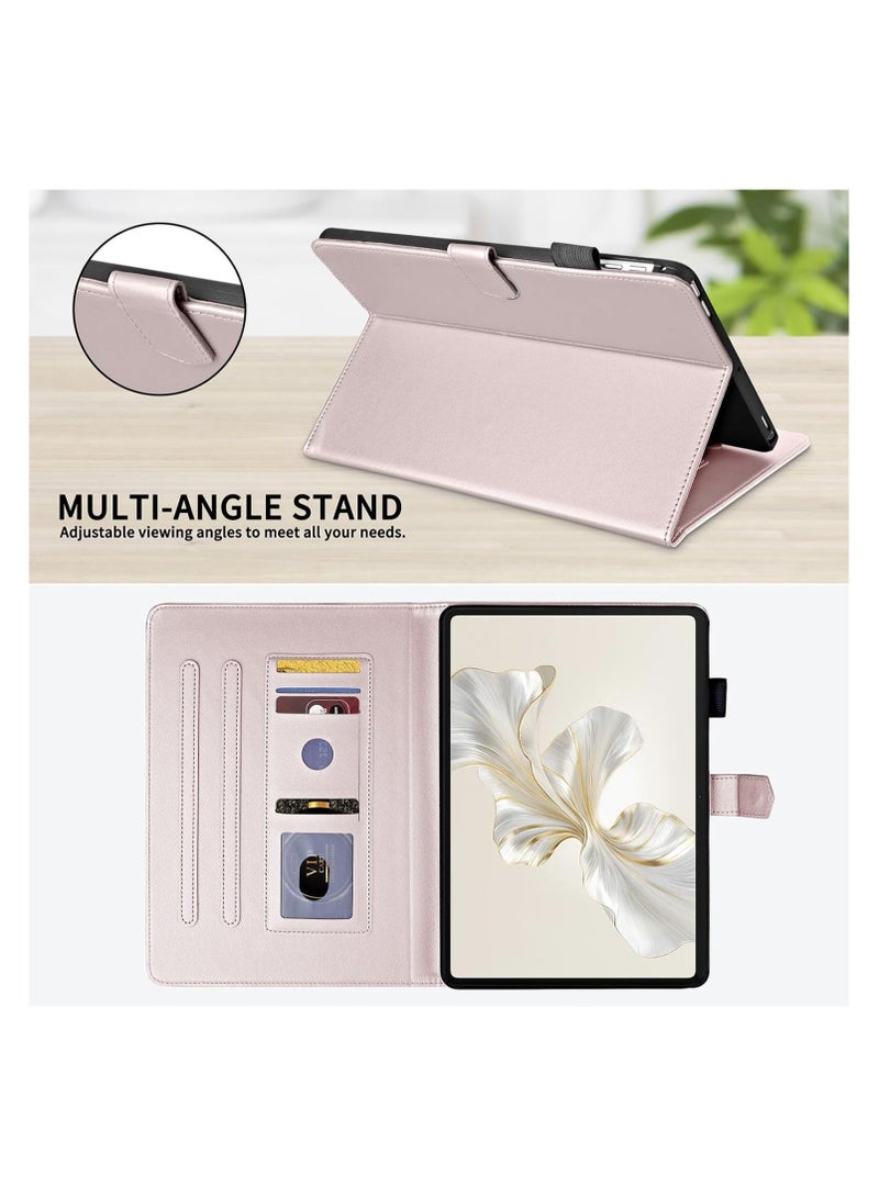 Tablet Leather Case Compatible with Honor Pad 9 12.1 inch 2023, PU and TPU Stand Case with Card Slot Shockproof Case Slim Tablet Case - Image 2
