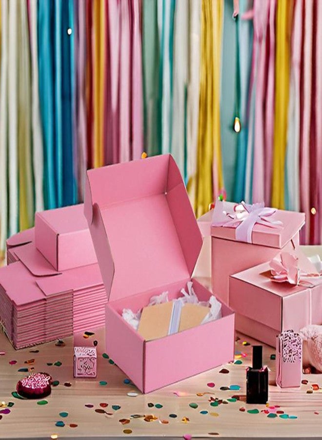 Yidomto 8x6x3 Pink Small Shipping Boxes - 25 Pack Corrugated Cardboard Mailer Boxes for Packaging, Mailing, Gift Giving | Sturdy, Recyclable, Perfect for Small Business Supplies, Ecommerce - Image 4