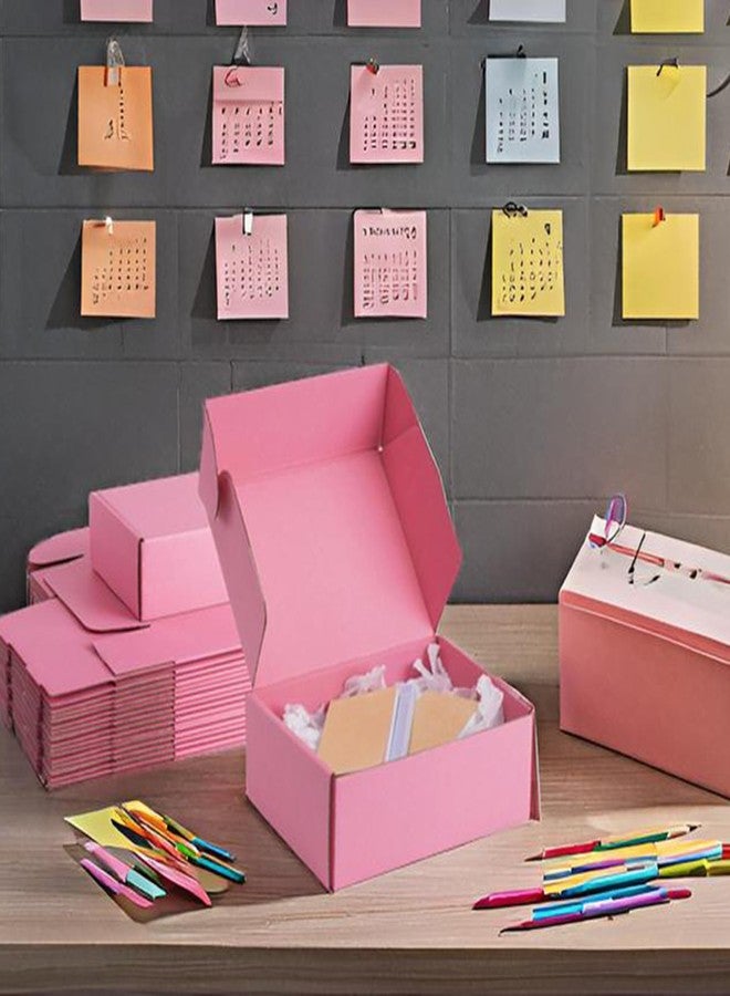 Yidomto 8x6x3 Pink Small Shipping Boxes - 25 Pack Corrugated Cardboard Mailer Boxes for Packaging, Mailing, Gift Giving | Sturdy, Recyclable, Perfect for Small Business Supplies, Ecommerce - Image 5