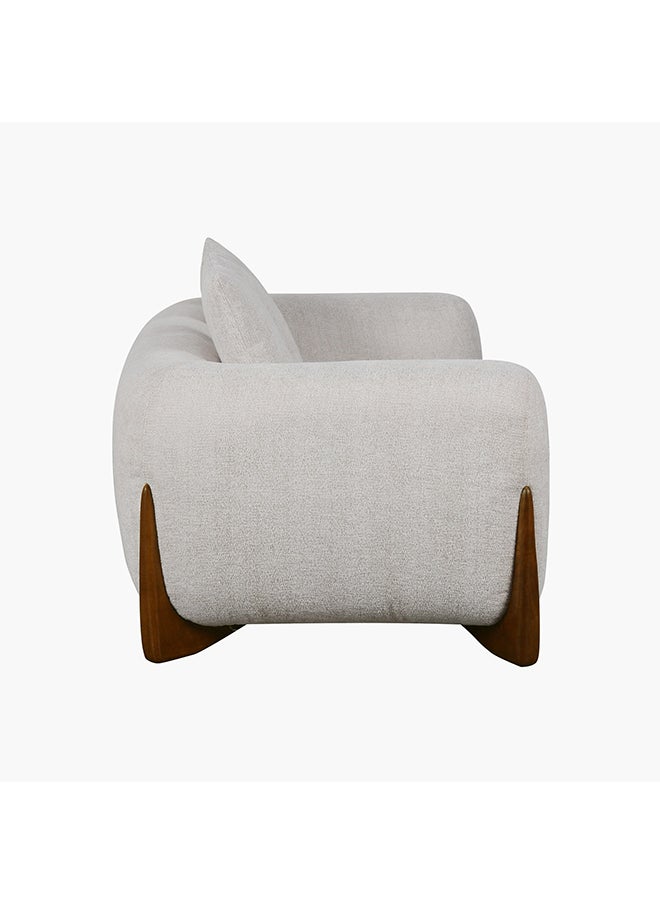 Home Box - Sonoro 3-Seater Fabric Sofa with 3 Cushions 99 x 67 x 229 cm - Image 1