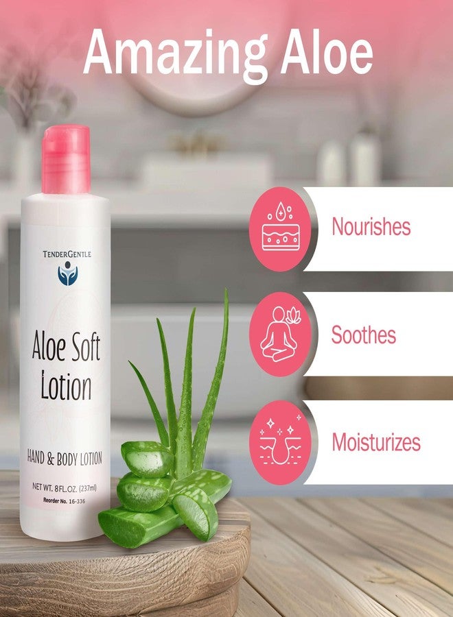 TenderGentle Aloe Lotion for Hands and Body - 6 Bottles with 8 oz of Aloe Vera Lotion for Dry Skin - Good for Sensitive Skin and Extra and Severely Dry Skin - Aloe Vera Moisturizer - Image 4