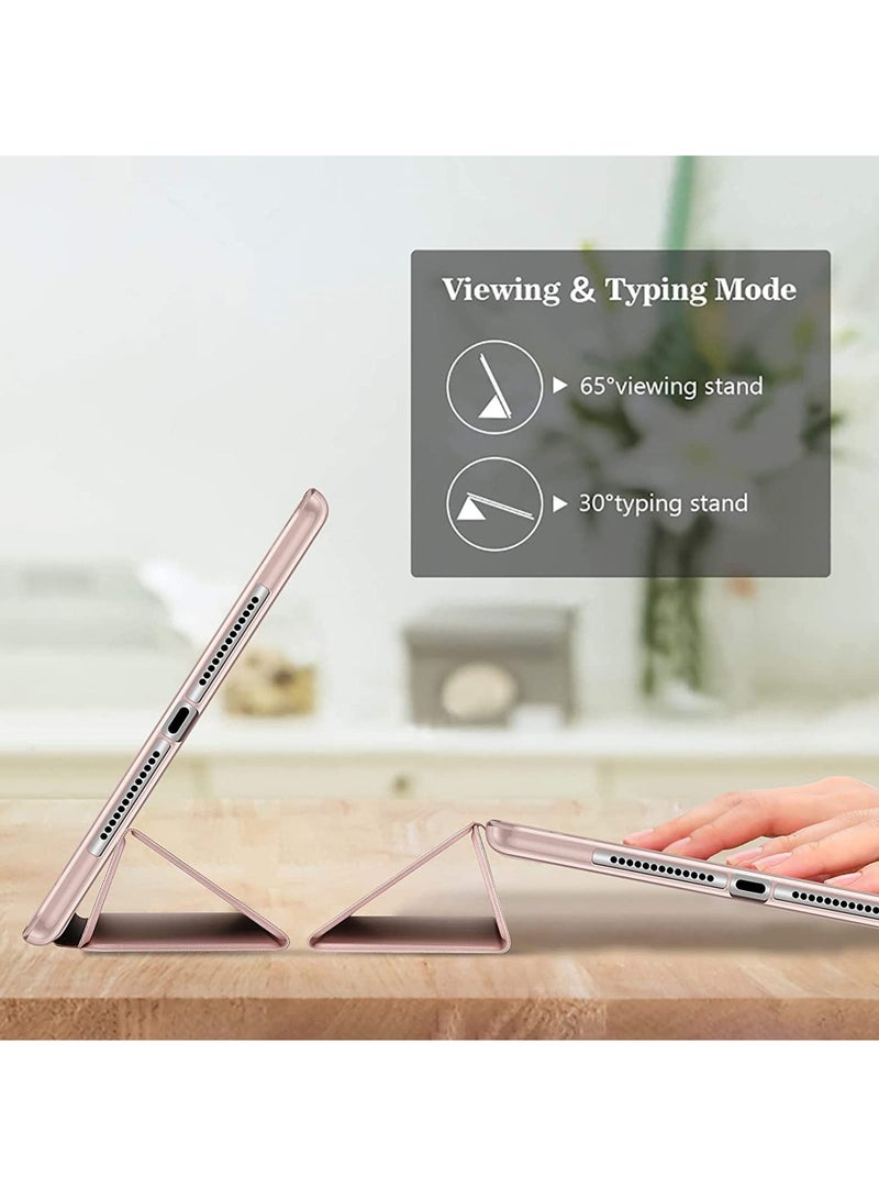 روك بو جراب iPad 9.7 بوصة ، حافظات iPad من الجيل السادس ، حافظة iPad Air 2 ، حافظة iPad Air رفيعة وغطاء من البولي يوريثان الحراري النحيف وحامل ذكي لجهاز iPad 9.7 2018 2017 موديل iPad Air 2 Air 1 - Image 3