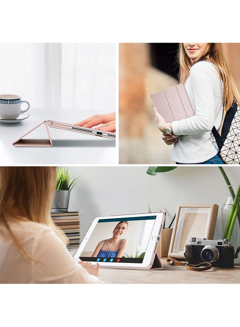 روك بو جراب iPad 9.7 بوصة ، حافظات iPad من الجيل السادس ، حافظة iPad Air 2 ، حافظة iPad Air رفيعة وغطاء من البولي يوريثان الحراري النحيف وحامل ذكي لجهاز iPad 9.7 2018 2017 موديل iPad Air 2 Air 1 - Image 4