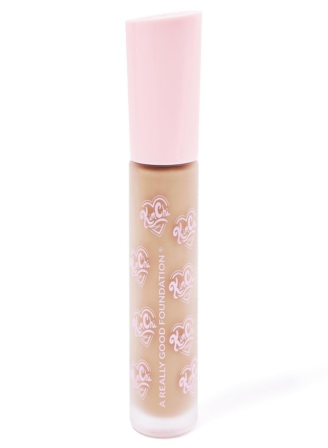 Kimchi Chic KimChiChic Beauty A Really Good Foundation | Medium to Full Coverage Makeup | Long-Lasting, Lightweight Formula | Vegan & Cruelty-Free, 1.0 fl. oz, 108L Light + Cool Undertones - Image 5