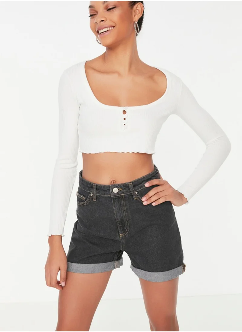 trendyol Denim Mini Shorts