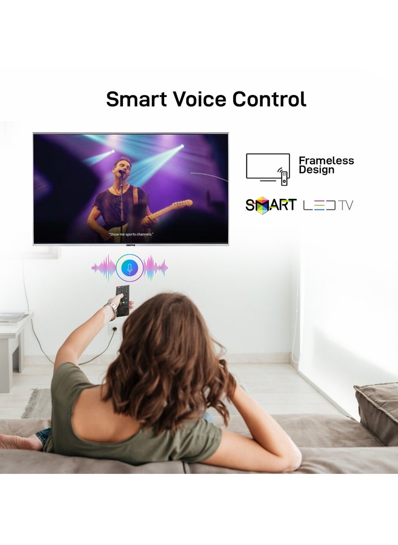 GEEPAS Geepas 65" VIDAA Professional TV- GLED6569SWCUHD| Smart Voice Controll, 4K Ultra HD, Smart TV with Frameless Design| With Remote Control, HDMI and USB Ports| Licensed Contents and Pre-Installed Apps  - Image 4