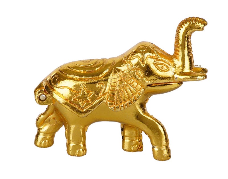 SH Retail Roli Tikka haldi kumkum Holder in Elephant Shaped (Pack of 2, Height: 5.5 cm) - Image 5