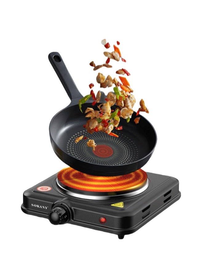 sokany Electric Stove&Heater Electrics Hot Plate Single Burner 1000W SK-5109 Black - Image 1