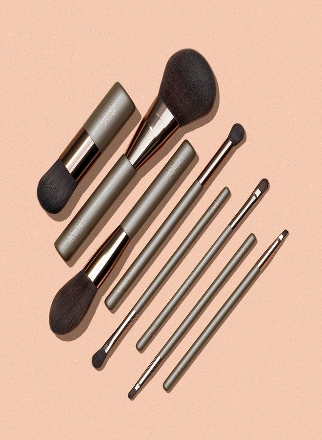 delilah - Concealer Blending Complexion Brush - Synthetic Fibres For Blending Liquid Cream - Long Wooden HAndle - Vegan Makeup Tool - For all Skin Type - Cruelty Free - 1 Pc - Image 3
