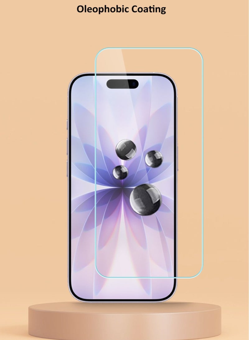 Techie iPhone 17 Pro / iPhone 17 Screen Protector HD Tempered Glass – 9H Hardness, Anti-Glare, Anti-Bubble, Ultra-Thin 0.33mm with Rounded Edges & Easy Installation - Image 2