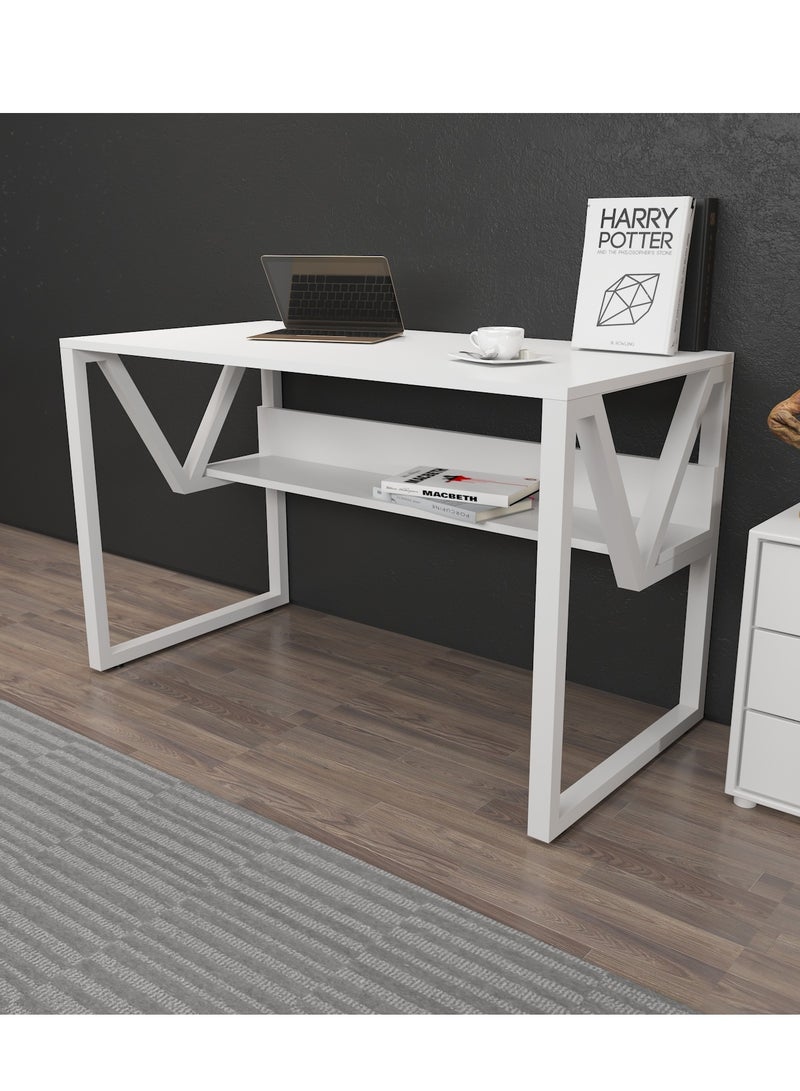 Decorotika Lona Computer Desk with a Metal Frame 120 cm | Work Table - Image 2