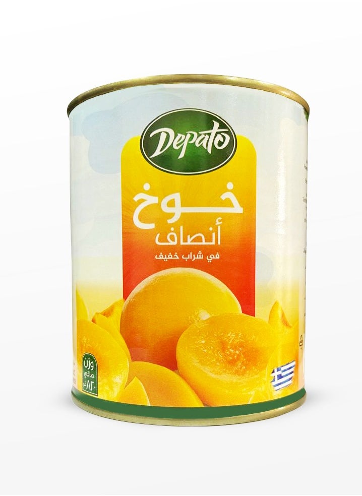 Peach compote halves in light syrup