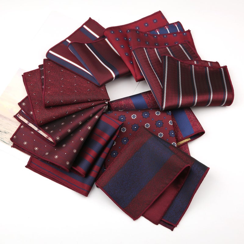 Men'S Formal Wear Business Wedding Suit Pocket Towel British Square Towel Bridegroom Wedding Handkerchief Chest Towel Suit Bag Towel - Image 2