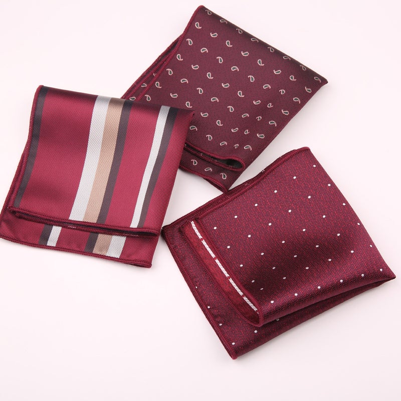 Men'S Formal Wear Business Wedding Suit Pocket Towel British Square Towel Bridegroom Wedding Handkerchief Chest Towel Suit Bag Towel - Image 3