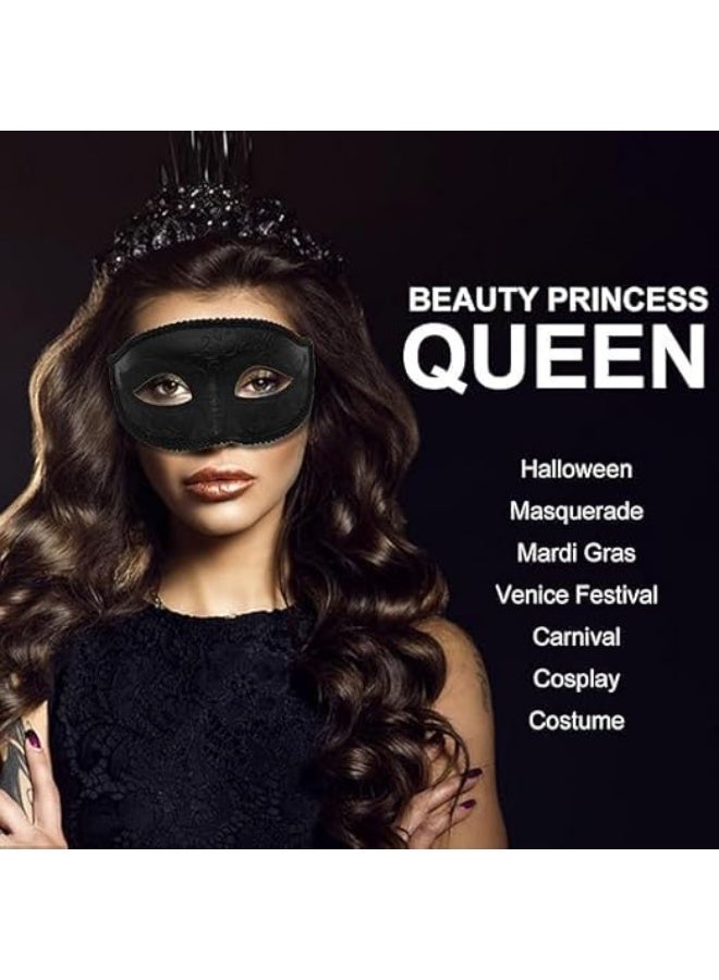 قناع القناع للرجال ، قناع البندقية الزوجين لعيد ال ، ماردي غراس ، حفلة الزي والرقص - Image 3