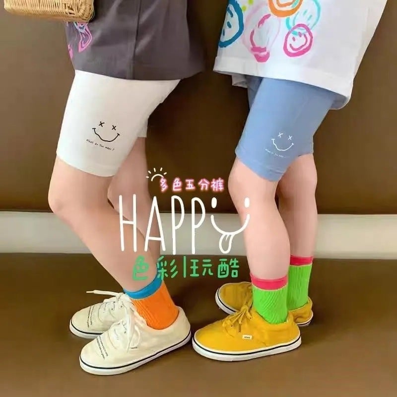 Girls' Boys' Modal Five-Point Pants Leggings 2025 Thin Short Pants For Children - Image 1