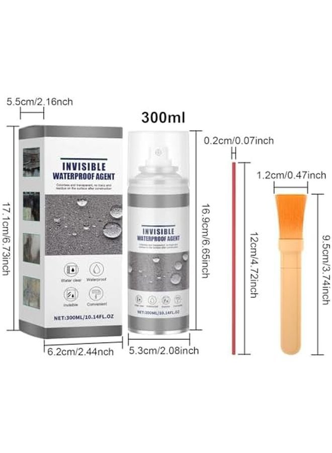 Invisible Waterproof Sealant 300ml Clear Roof Pipe Bathroom Kitchen Anti Leak Adhesive - Image 3