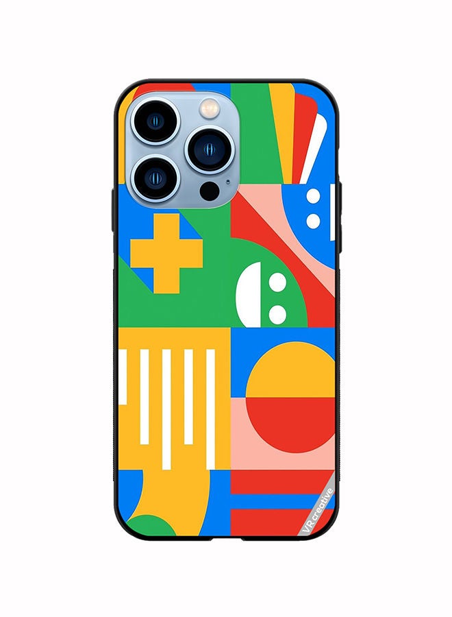 VR CREATIVE Protective Case Cover For Apple iPhone 14 Pro Multicolor Design - Image 1