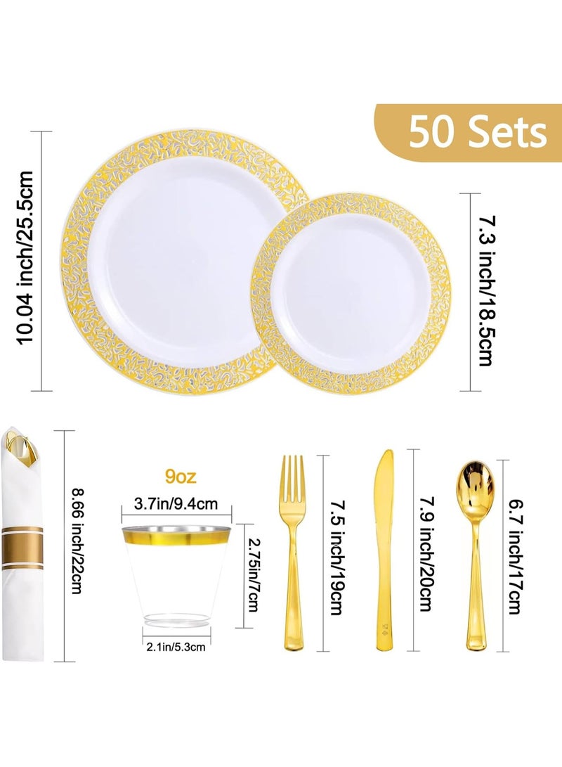 موثوقية التنبؤ مجموعة أدوات مائدة بلاستيكية يمكن التخلص منها، 70 قطعة مستلزمات الحفلات أدوات مائدة الحفلات مجموعة أدوات مائدة الحفلات التي يمكن التخلص منها لحفلات الزفاف والذكرى السنوية وحفلات التجمعات العائلية وأعياد الميلاد - Image 2