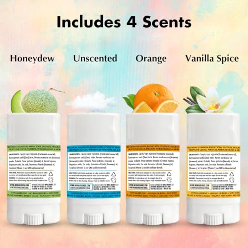 MONA Brands TRAVEL SIZE Deodorant for Kids | 100% Natural Kids Deodorants For Girls, Boys, Pre-Teens & Teens | Hypoallergenic (4-PK Travel Size Combo (0.53 Oz each)) - Image 2