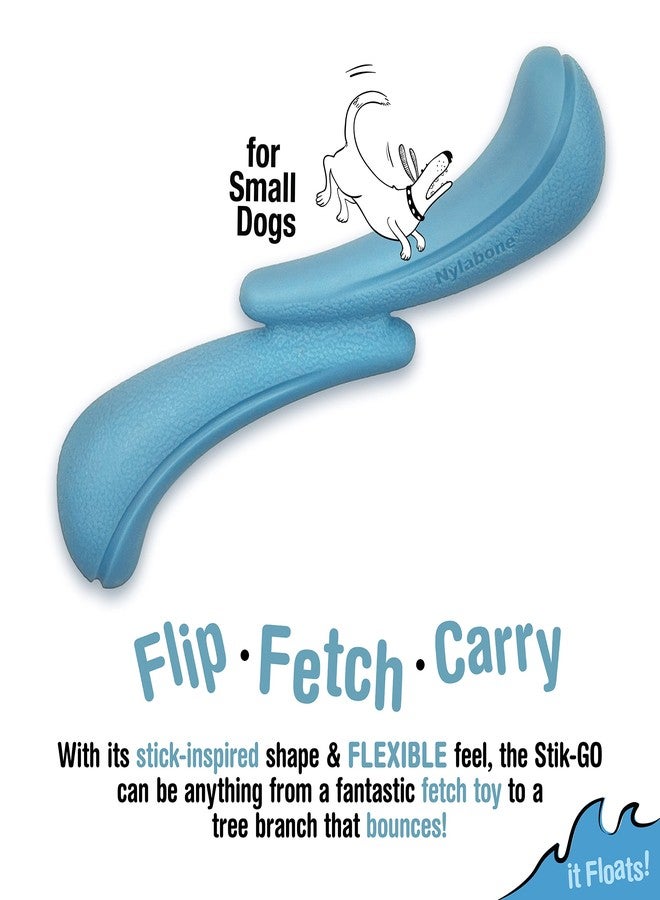 Nylabone Stik-GO Interactive Dog Fetch Toy for Small Dogs - Lightweight Flexible Floatable Dog Toy for Creative Play & Exercise - Image 2