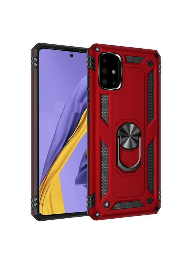 The Bros Case For Samsung Galaxy A51 5G Shockproof TPU + PC Protective Case with 360 Degree Rotating Holder