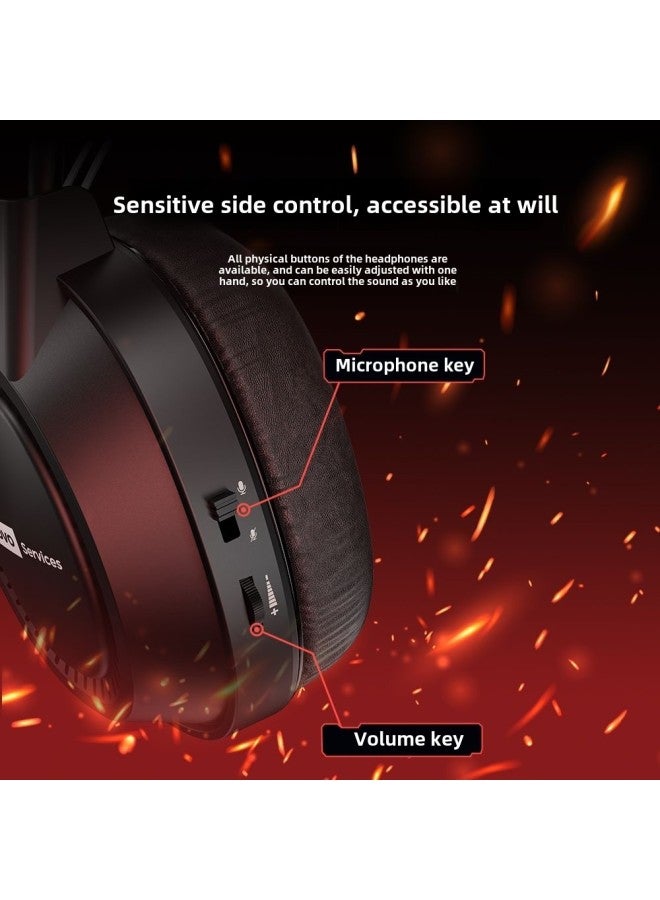 Genuine Goods X E03 Computer Headset Usb Headset Luminous Desktop Notebook E-Sports Game Home 7.1 Headset-Color:Hp H100 Usb Headphones  - Image 3