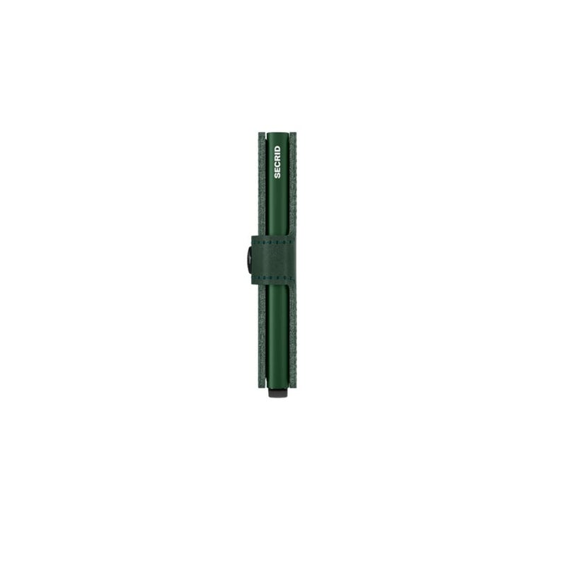 SECRID The MiniWallet is compact in size, but has a surprising capacity. The outer leather lining can hold bills, receipts and cards, while in the Cardprotector in all (Green) - Image 2