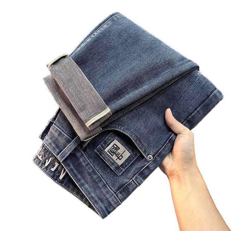 Unisex Classic Denim Jeans Loose Fit Daily Outdoor Wear - Image 5