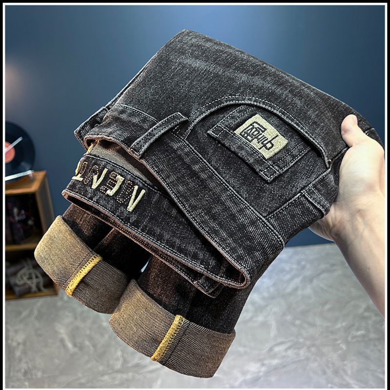 Unisex Classic Denim Jeans Loose Fit Daily Outdoor Wear - Image 3