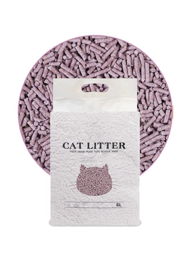KLNAMAEAAN - Pack of 3 Biodegradable Fast Clumping Cat Litter Lavender - Image 1