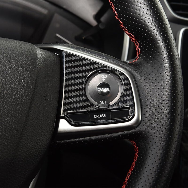 DEMULAX Steering Wheel Button Decorative Trim for CR-V 2017-2018 - Image 5