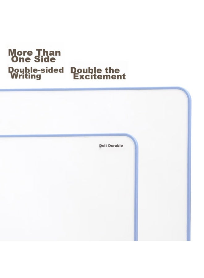 Deli Cm Black Double-sided Small Whiteboard, Magnetic Whiteboard Writing Board Small Blackboard Whiteboard Stand, Home Office Handwriting Board Children's Drawing Board Reminder Board - Image 5