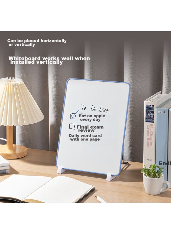 Deli Cm Black Double-sided Small Whiteboard, Magnetic Whiteboard Writing Board Small Blackboard Whiteboard Stand, Home Office Handwriting Board Children's Drawing Board Reminder Board - Image 4